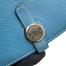 将图像加载到图库查看器中,HERMES Dogon Blue Jean Togo Leather