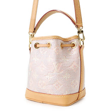 将图像加载到图库查看器中,LOUIS VUITTON Nano Noe PinkM82427 Monogram Laminated Jacquard