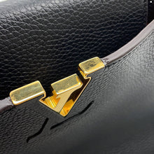 将图像加载到图库查看器中,LOUIS VUITTON Capucines NoirM48864 Taurillon Leather Size MM