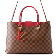 将图像加载到图库查看器中,LOUIS VUITTON LV Riverside Lie De VinN40052 Damier Ebene Canvas Taurillon Leather