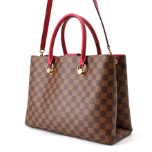 将图像加载到图库查看器中,LOUIS VUITTON LV Riverside Lie De VinN40052 Damier Ebene Canvas Taurillon Leather