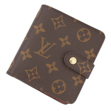 将图像加载到图库查看器中,LOUIS VUITTON Compact zip BrownM61667 Monogram