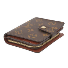 将图像加载到图库查看器中,LOUIS VUITTON Compact zip BrownM61667 Monogram