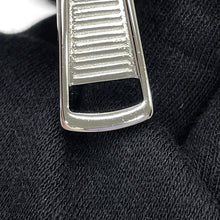 将图像加载到图库查看器中,SAINT LAURENT PARIS Logo Zip Around Long Wallet Cloth Silver352904 Leather