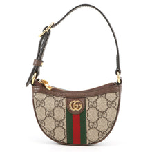 Load image into Gallery viewer, GUCCI GGOphidia Mini Bag Brown/Beige746055 GG Supreme Leather