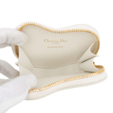 Load image into Gallery viewer, Dior Dior Amour Caro Heart Pouch Latte WhiteS5097UNID_M030 Calf Leather