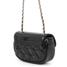 Load image into Gallery viewer, CHANEL Matelasse ChainShoulder Black Patent Leather