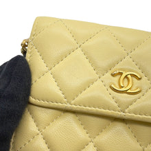 将图像加载到图库查看器中,CHANEL Matelasse Cocoball Mini Chain Shoulder YellowAP1628 Lambskin
