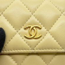 将图像加载到图库查看器中,CHANEL Matelasse Cocoball Mini Chain Shoulder YellowAP1628 Lambskin