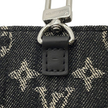 Load image into Gallery viewer, LOUIS VUITTON LVxNIGO Trio・Pouch NoirM81013 Monogram Denim Leather LV Squared