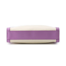 Load image into Gallery viewer, CELINE Vertical Cabas Natural/Purple192082 Canvas Leather Size Small