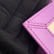 Load image into Gallery viewer, CELINE Vertical Cabas Natural/Purple192082 Canvas Leather Size Small