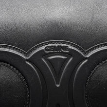 Load image into Gallery viewer, CELINE Cuir Triomphe Bucket Bag Black198243 Leather Size Small