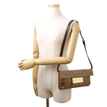 Load image into Gallery viewer, FENDI Zucchino Shoulder Bag Brown Patent Leather
