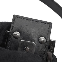 Load image into Gallery viewer, FENDI Zucchino One Shoulder Bag Black Canvas Leather