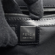 Load image into Gallery viewer, FENDI Shoulder Bag Black Cotton Leather
