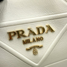 Load image into Gallery viewer, PRADA Symbol Top Titch 2-way Bag White1BA379_ASK_F0009 Leather Size Small