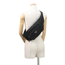 将图像加载到图库查看器中,PRADA Triangle Logo Crossbody Bag Black2VL005_2A6D_F0002 Nylon