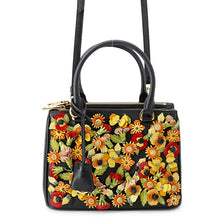 将图像加载到图库查看器中,PRADA Galleria 2WAY Shoulder Bag Black/Multicolor Saffiano Leather