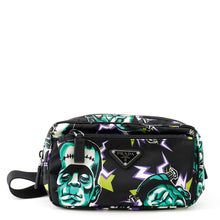 Load image into Gallery viewer, PRADA Frankenstein Crossbody Bag Black/Multicolor2VL977 Nylon