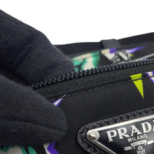 Load image into Gallery viewer, PRADA Frankenstein Crossbody Bag Black/Multicolor2VL977 Nylon