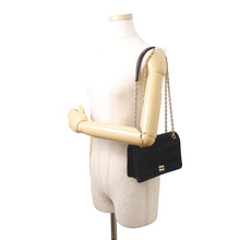 Load image into Gallery viewer, MIUMIU Chain Shoulder Bag Black5BP065 Velour