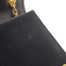 Load image into Gallery viewer, MIUMIU Chain Shoulder Bag Black5BP065 Velour