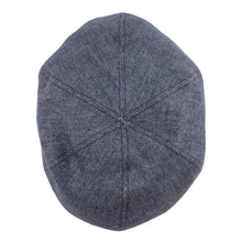 将图像加载到图库查看器中,HERMES Gabriel Beret Size 57 Navy Linen100%