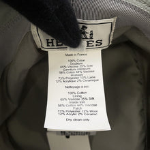 将图像加载到图库查看器中,HERMES Harper HSellier Bucket Hat Size 59 Light Blue Cotton100%