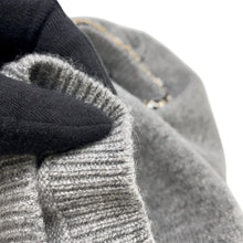 Load image into Gallery viewer, CELINE Rhinestone Cardigan Size XS Gray Cashmere Rhinestone