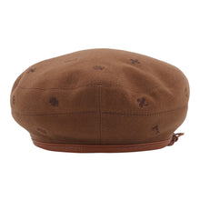 Load image into Gallery viewer, HERMES Saint-Honore beret Size 58 Brown Cashmere100%