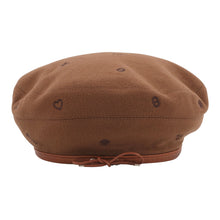 Load image into Gallery viewer, HERMES Saint-Honore beret Size 58 Brown Cashmere100%