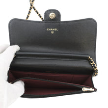 Load image into Gallery viewer, CHANEL Matelasse Chain Phone Case BlackAP3744 Caviar Leather