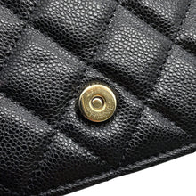Load image into Gallery viewer, CHANEL Matelasse Chain Phone Case BlackAP3744 Caviar Leather
