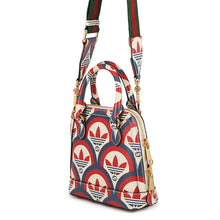 Load image into Gallery viewer, GUCCI Adidas collaboration Horsebit 2-way bag Red/White/Blue677212 Leather Size Mini