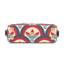 Load image into Gallery viewer, GUCCI Adidas collaboration Horsebit 2-way bag Red/White/Blue677212 Leather Size Mini