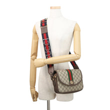 将图像加载到图库查看器中,GUCCI Ophidia Shoulder Bag Brown722117 GG Supreme Leather Size Small