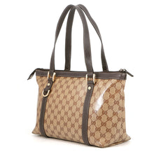 Load image into Gallery viewer, GUCCI GG Imprime Tote Bag Beige/Brown268640 GG Crystal Leather
