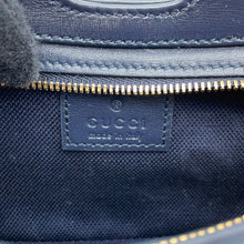 Load image into Gallery viewer, GUCCI GG Canvas Moonside Mini Shoulder Bag Navy/Beige786015 GG Canvas Leather Size Mini
