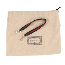 Load image into Gallery viewer, GUCCI GG Canvas Moonside Mini Shoulder Bag Navy/Beige786015 GG Canvas Leather Size Mini