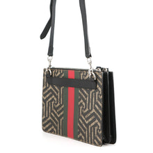Load image into Gallery viewer, GUCCI GG Kaleido Shoulder Bag Beige/Black450953 GG Kaleido Leather