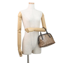 Load image into Gallery viewer, GUCCI GG Crystal 2wayShoulder Bag Brown341504 PVC Leather