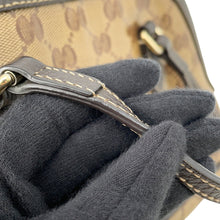 Load image into Gallery viewer, GUCCI GG Crystal 2wayShoulder Bag Brown341504 PVC Leather