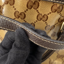 Load image into Gallery viewer, GUCCI GG Crystal 2wayShoulder Bag Brown341504 PVC Leather