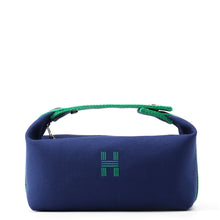 将图像加载到图库查看器中,HERMES Brid a Black Marine Canvas Size PM