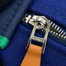 将图像加载到图库查看器中,HERMES Brid a Black Marine Canvas Size PM
