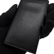 Load image into Gallery viewer, HERMES Etui Craie6 6-series Key Case Black Chamonix Leather