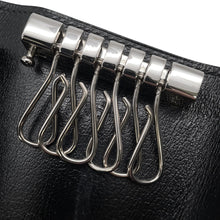 Load image into Gallery viewer, HERMES Etui Craie6 6-series Key Case Black Chamonix Leather