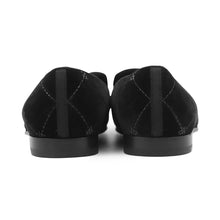 Load image into Gallery viewer, LOUIS VUITTON Opera shoes Black Velour Size 5 1/2