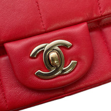 Load image into Gallery viewer, CHANEL Chocolate Bar ChainShoulder Bag RedAS3744 Lambskin Size Mini